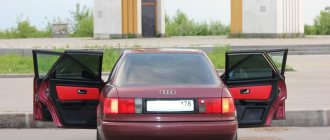 Audi 80 B4 (вид сзади)