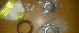 Wheel hub axle VAZ 2107