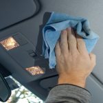 Как отмыть потолок в машине своими руками видео